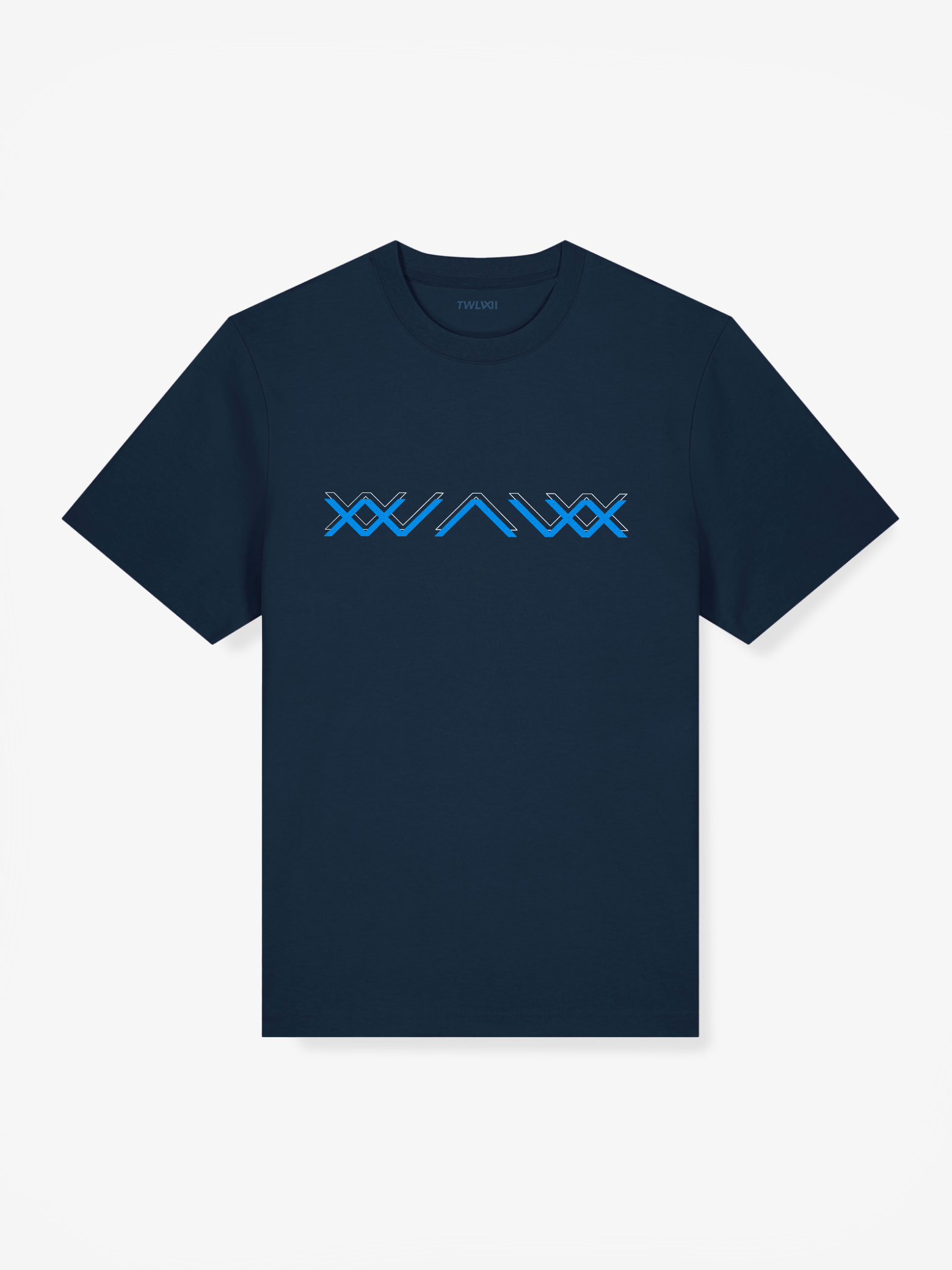 Leitch Frame Dark Azure Tee