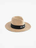 1878 Straw Fedora Hat