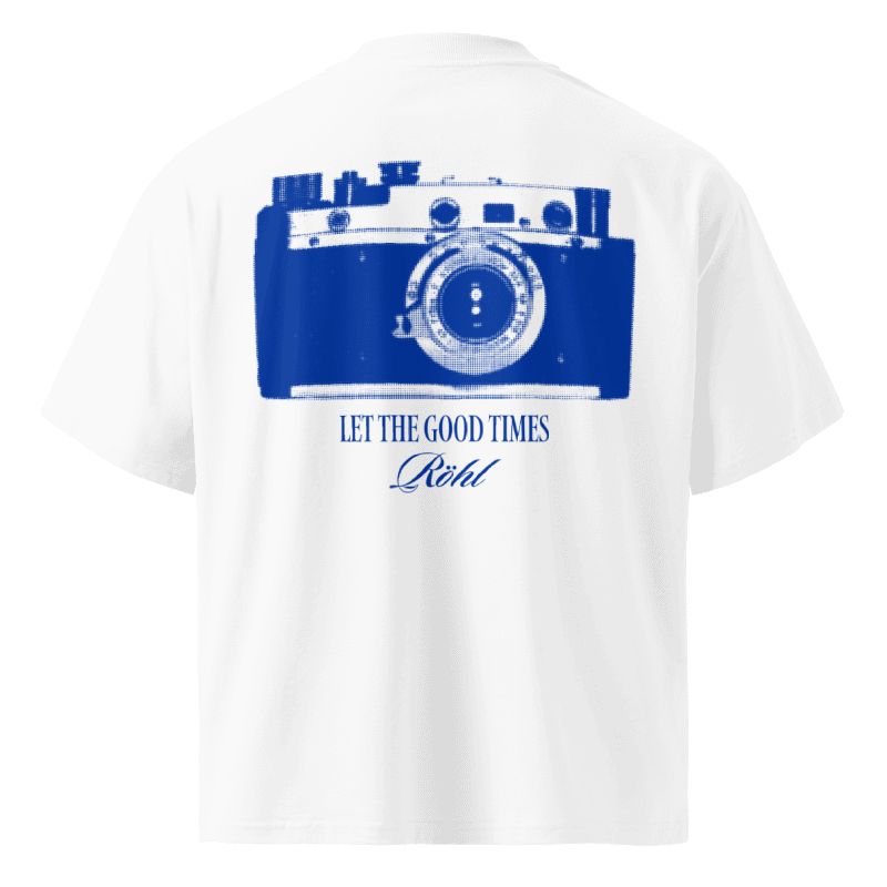 LET THE GOOD TIMES RÖHL (34) Camera Oversized Tee