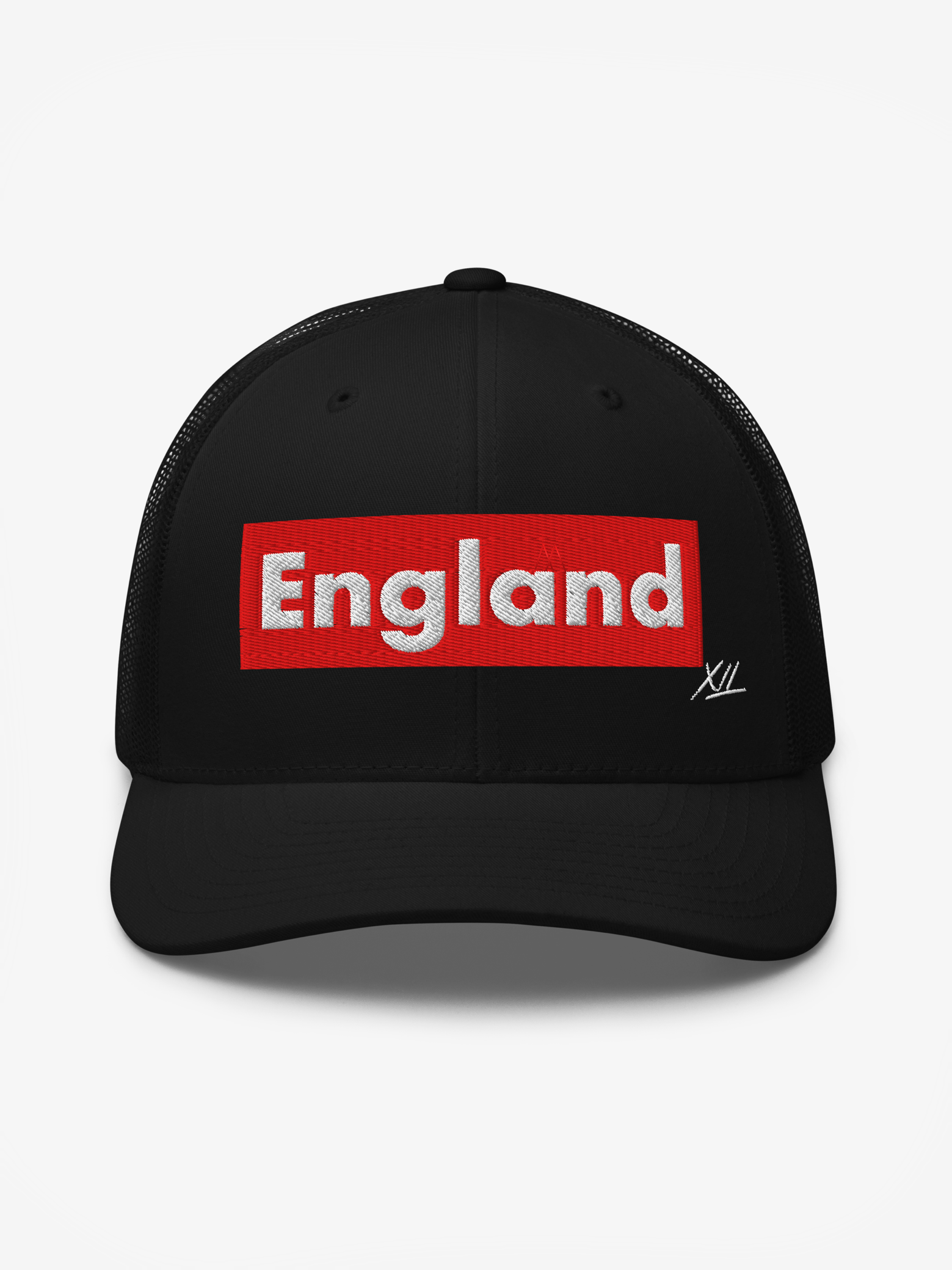 Red Banner Trucker Cap