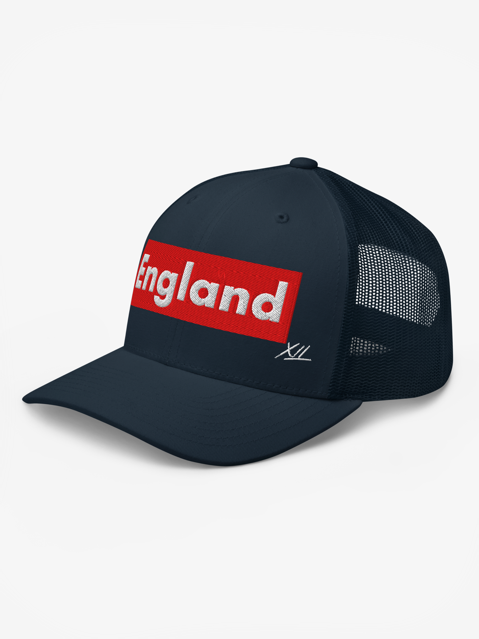 Red Banner Trucker Cap