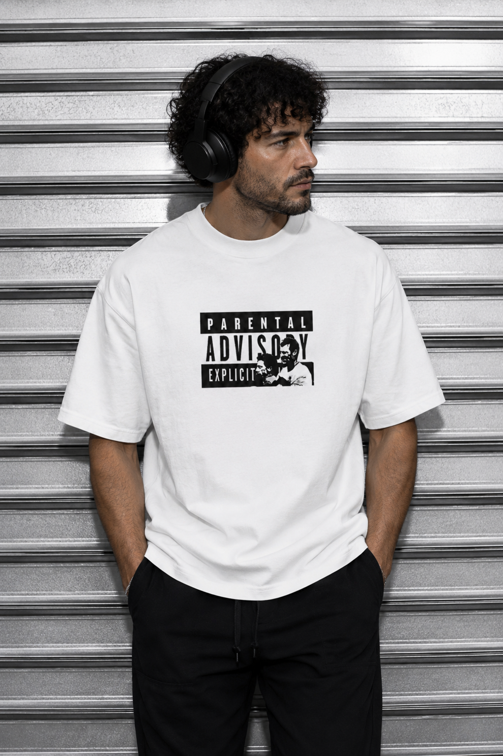 Big Dunc:Explicit Content Oversized Tee