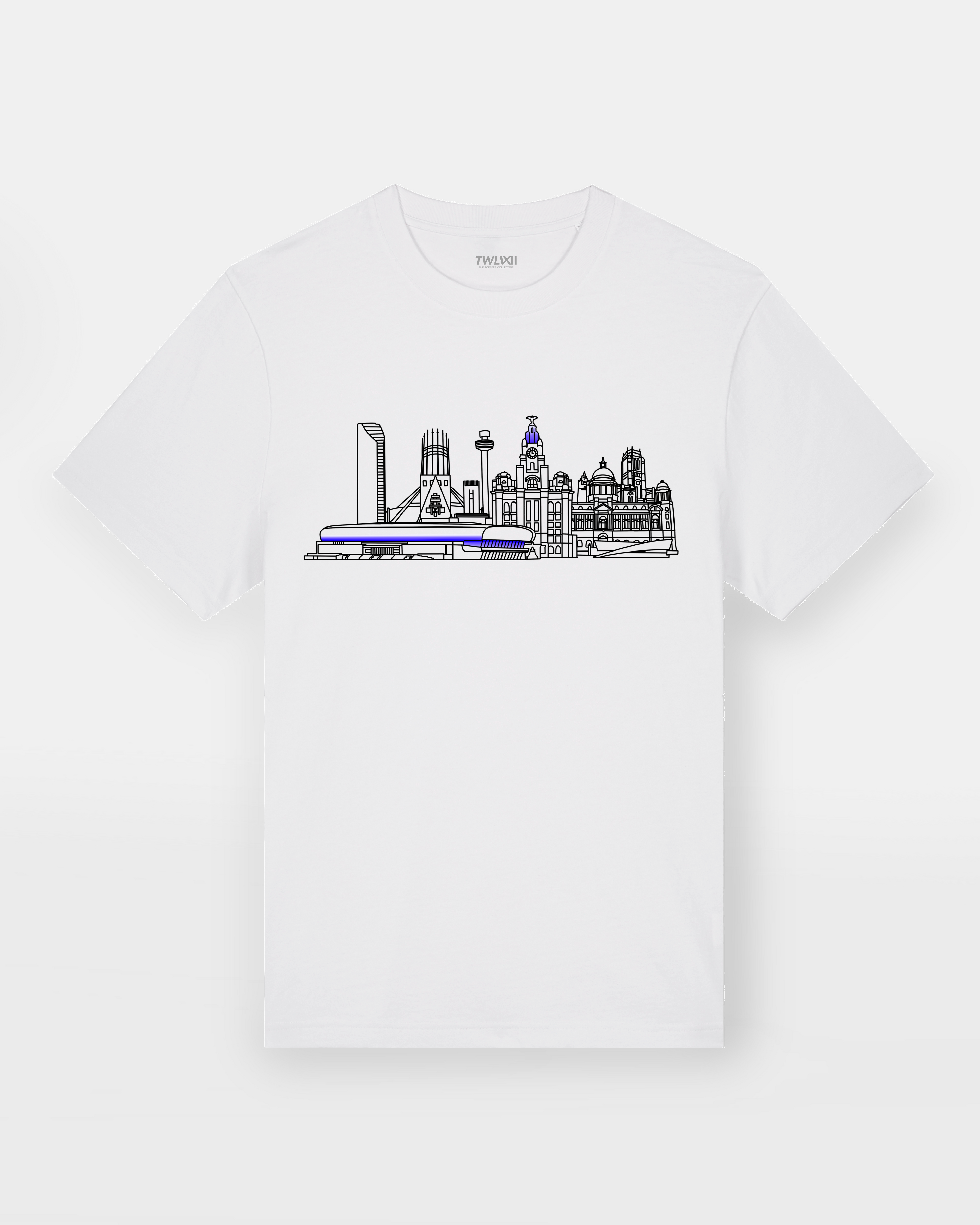 Royal Blue Mersey Tee -SIZE L