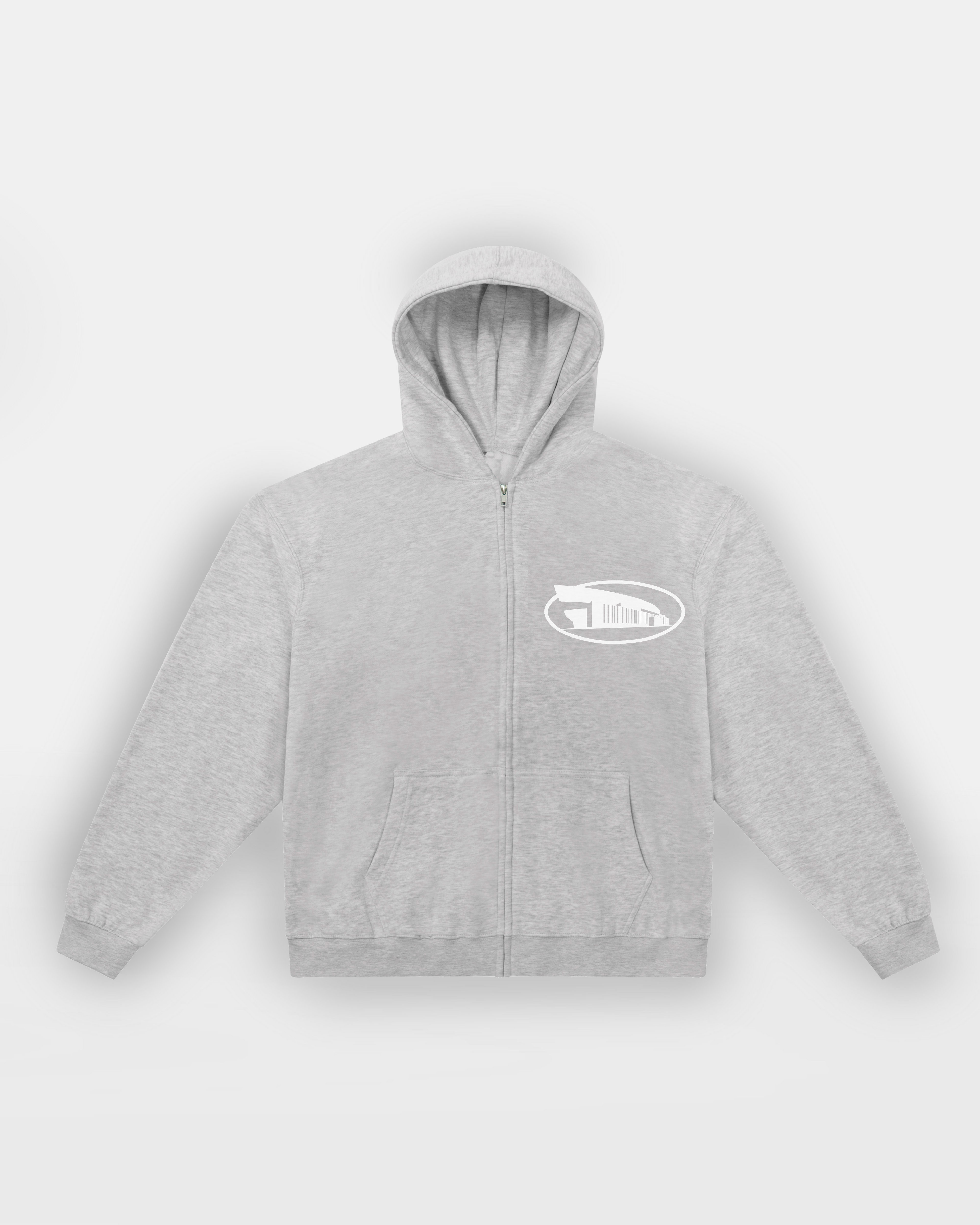 The Dock Stadium Boxy Zip Hoodie